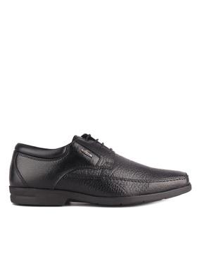 square-toe slip-on formal shoes