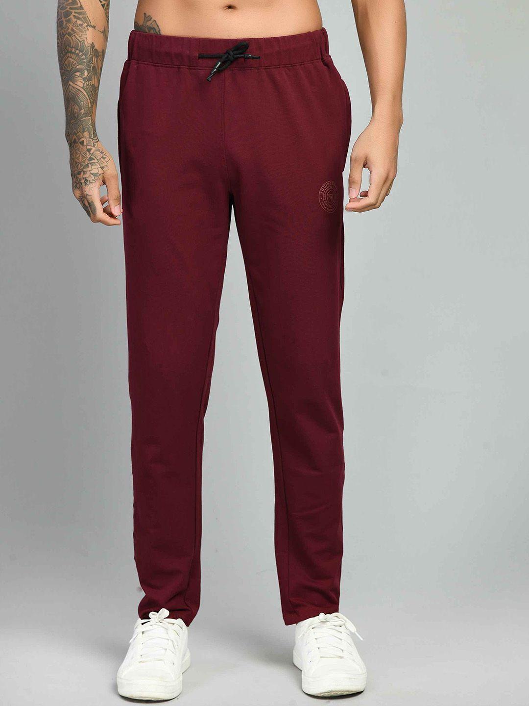squirehood men mid-rise cotton twill track pant