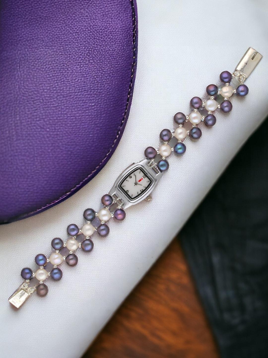 sri jagdamba pearls dealer women embellished bracelet style digital watch jpoct-22-106
