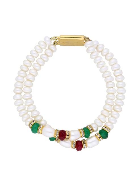 sri jagdamba pearls multicolor alloy classic bracelet
