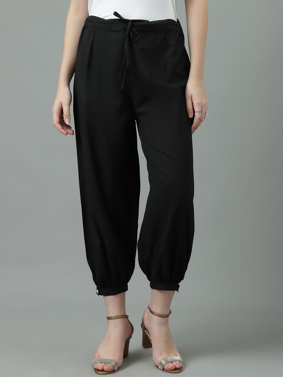 sringam relaxed mid-rise cropped joggers