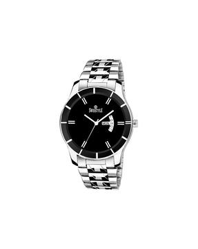 ss-gr064-blk-ch round-dial analogue watch