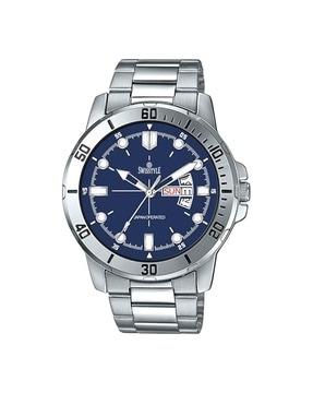 ss-gr714-blu-ch round analogue watch