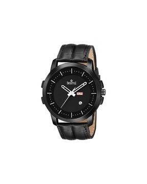 ss-gr804-blk-blk round-dial analogue watch