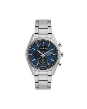 ssc804p1 chronograph watch with metallic strap
