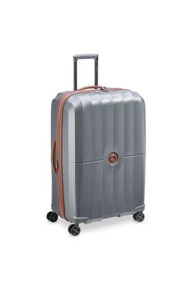 st tropez polycarbonate 8 wheels hard luggage trolley - multi