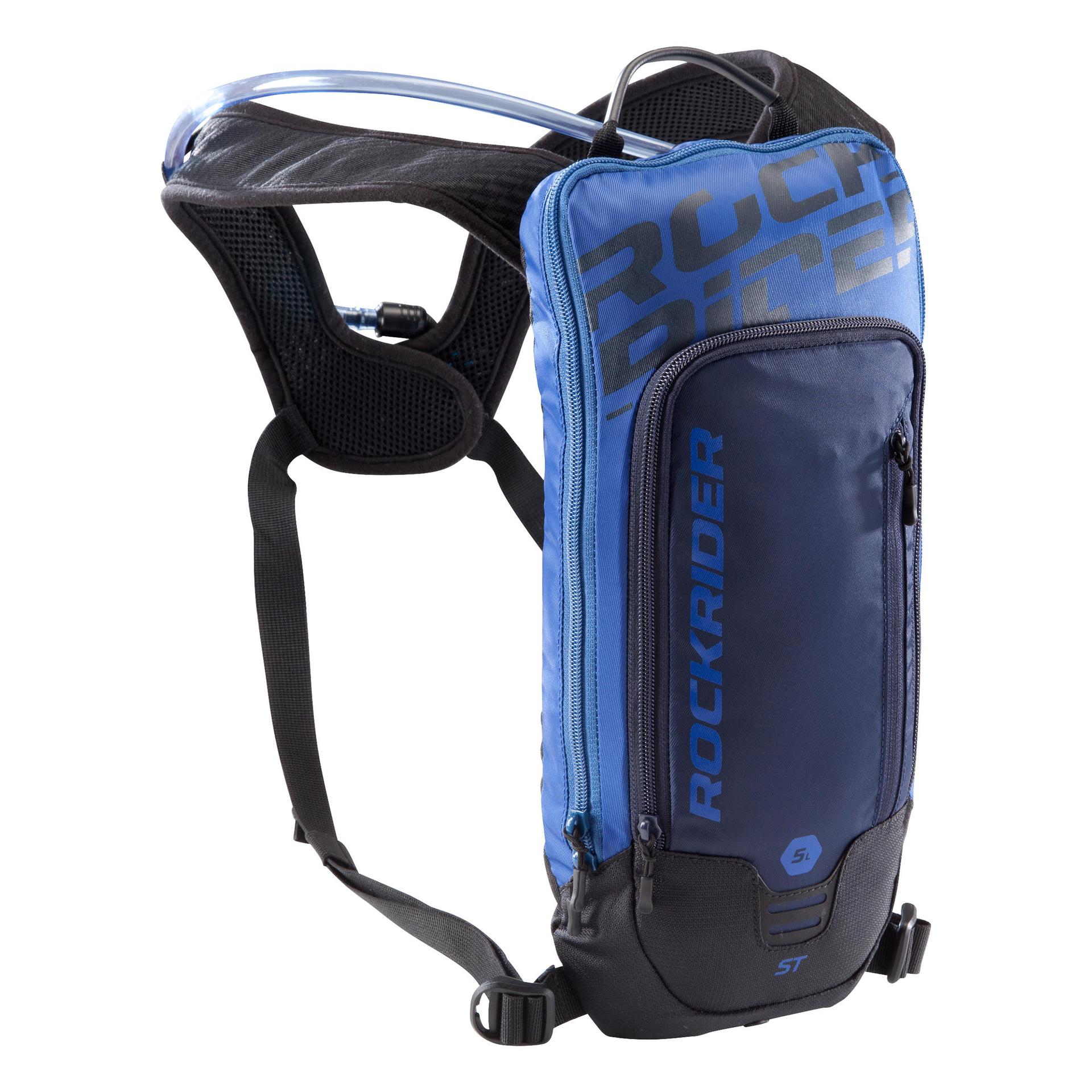 st 500 mountain bike hydration backpack 3l - blue