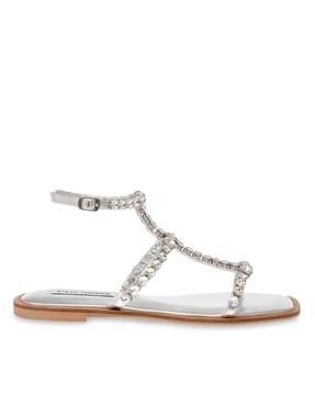 st lucia slip-on flat sandals