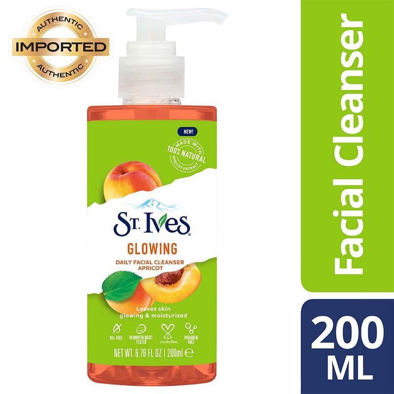 st. ives glowing daily facial cleanser apricot
