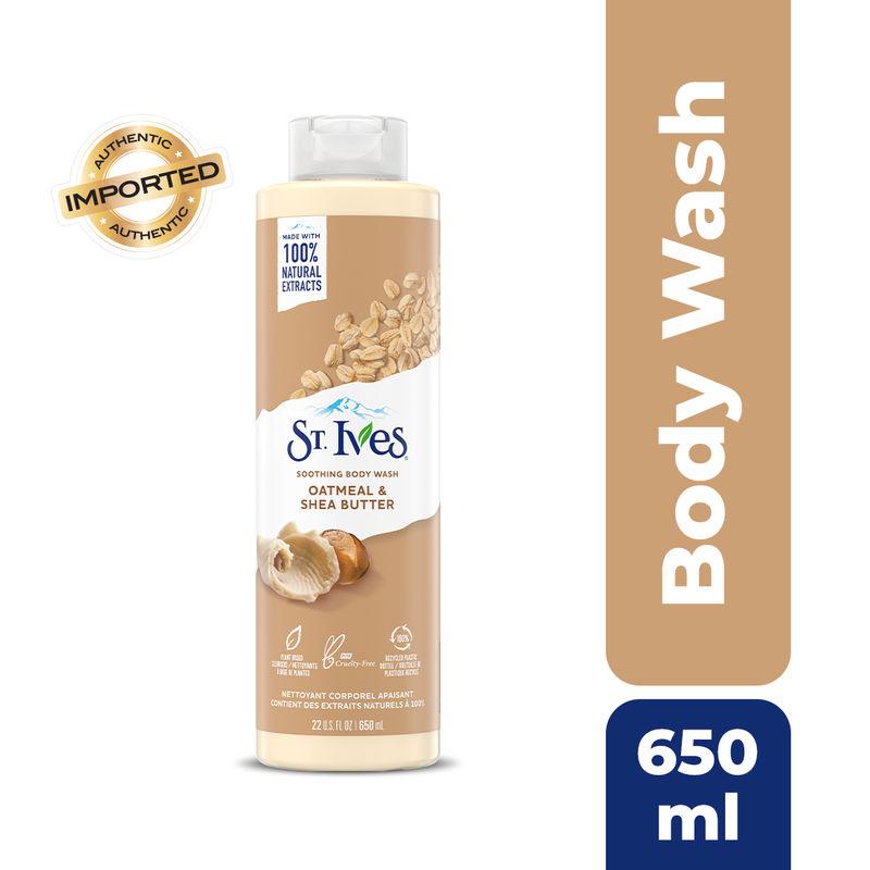 st. ives soothing oatmeal & shea butter body wash