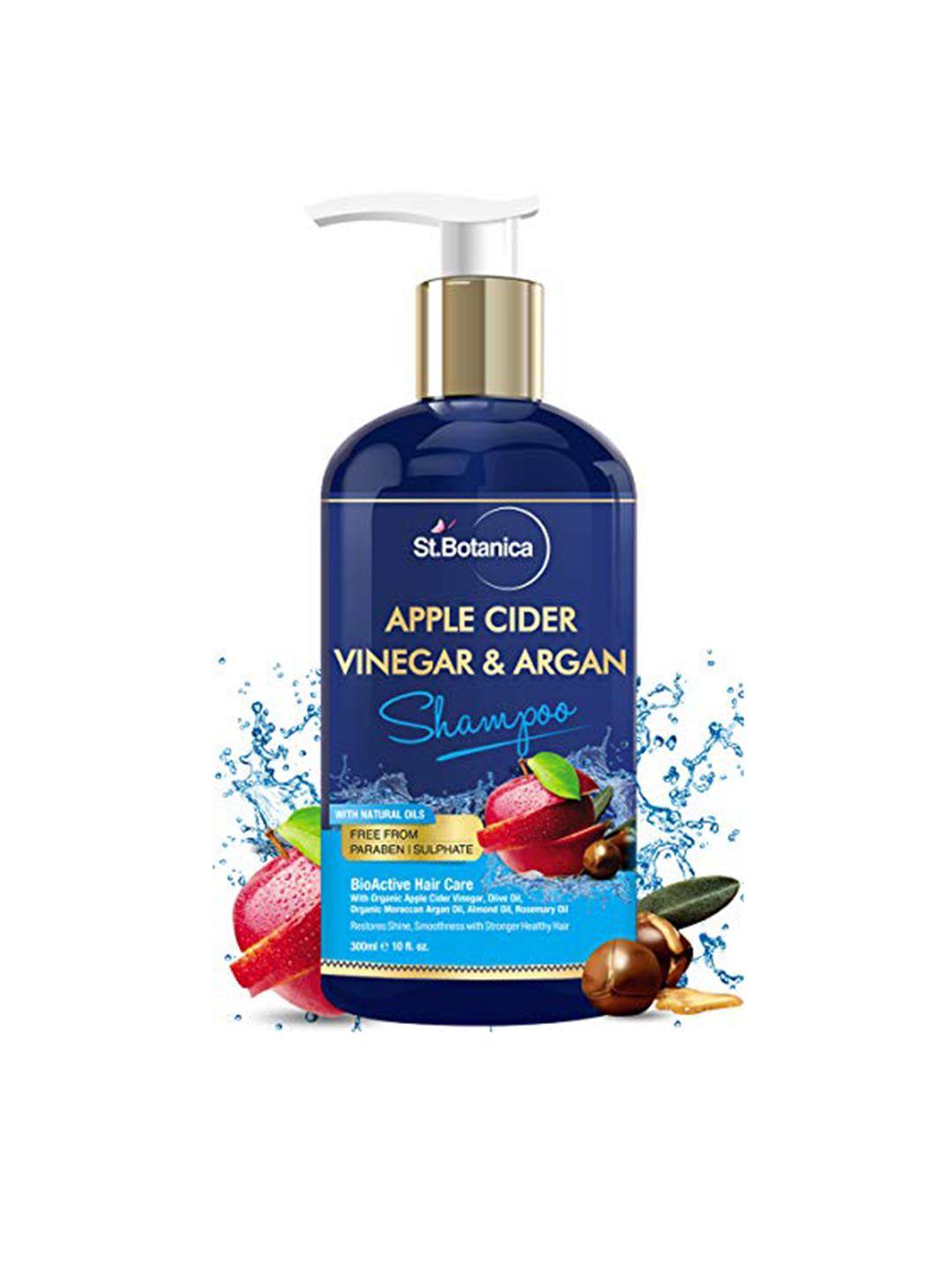 st.botanica apple cider vinegar & argan shampoo, 300 ml
