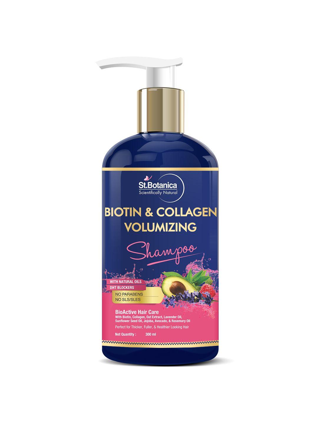 st.botanica biotin & collagen volumizing hair shampoo, 300 ml