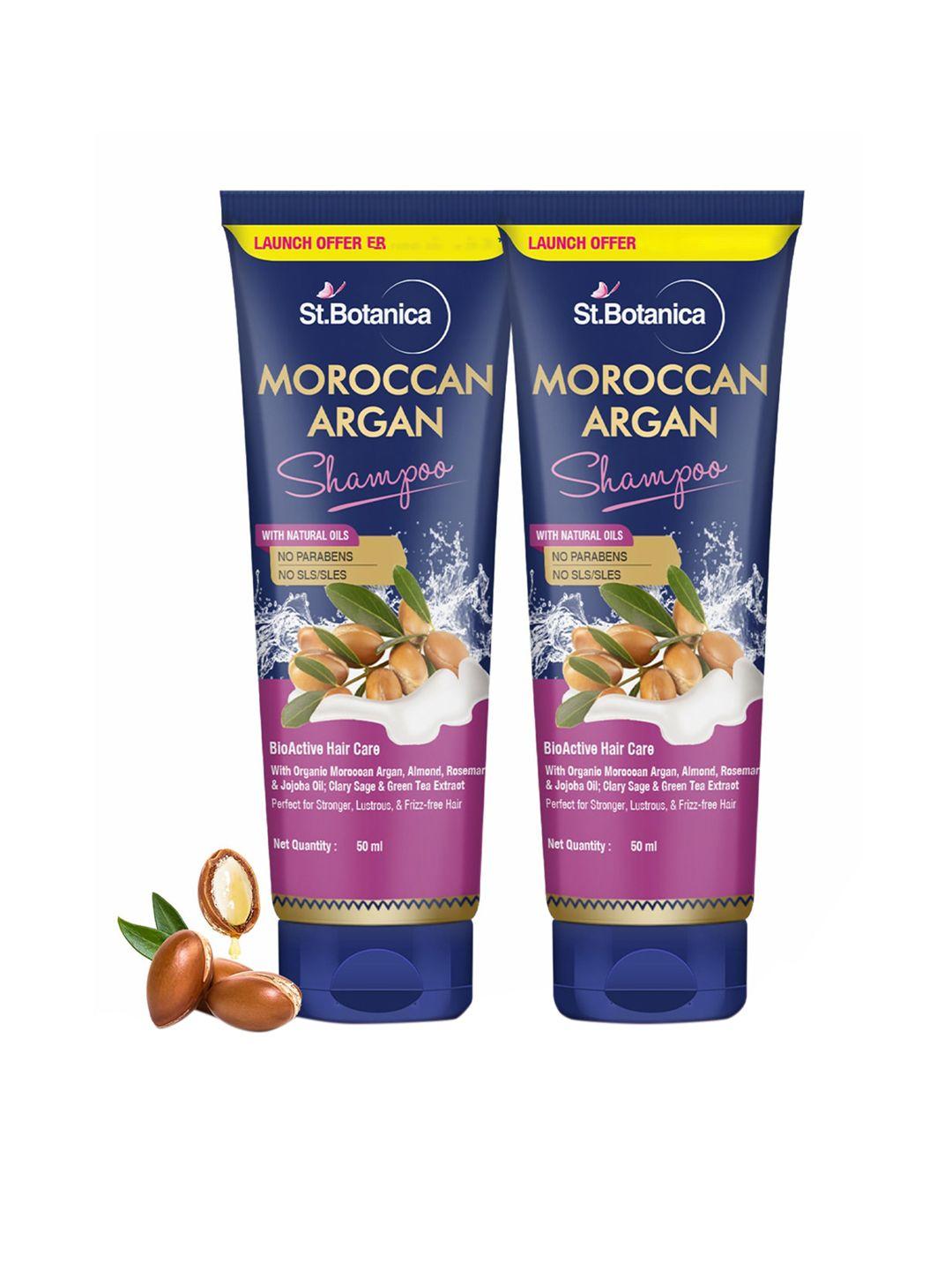 st.botanica moroccan argan set of 2 hair shampoo & conditioner 50 ml each