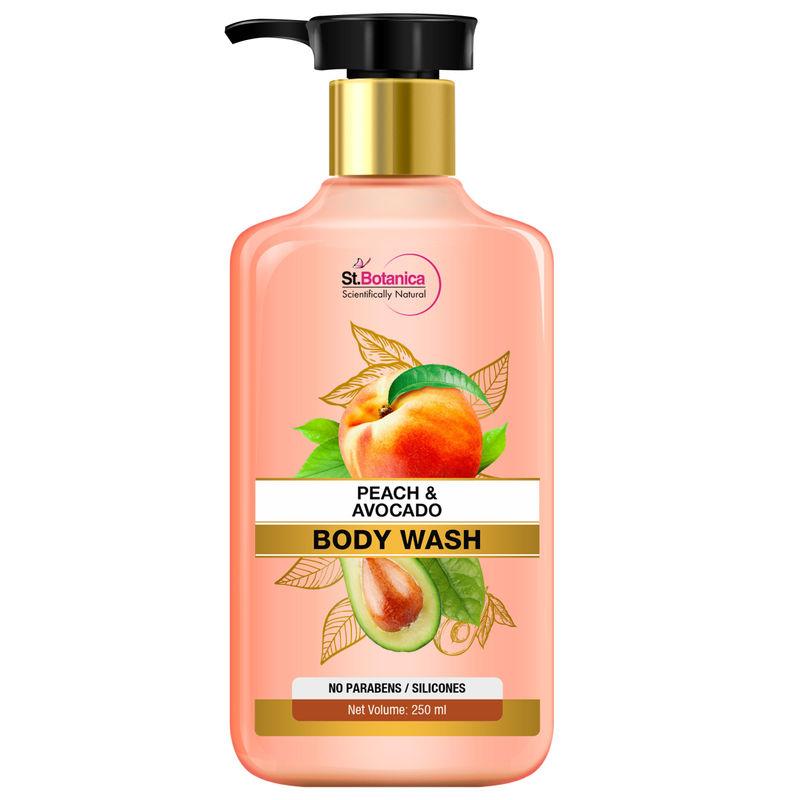 st.botanica peach & avocado body wash