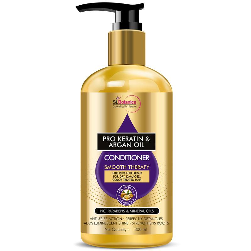 st.botanica pro keratin & argan oil smooth therapy conditioner