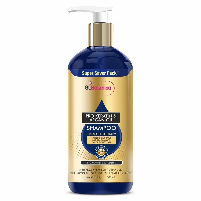 st.botanica pro keratin & argan oil smooth therapy shampoo