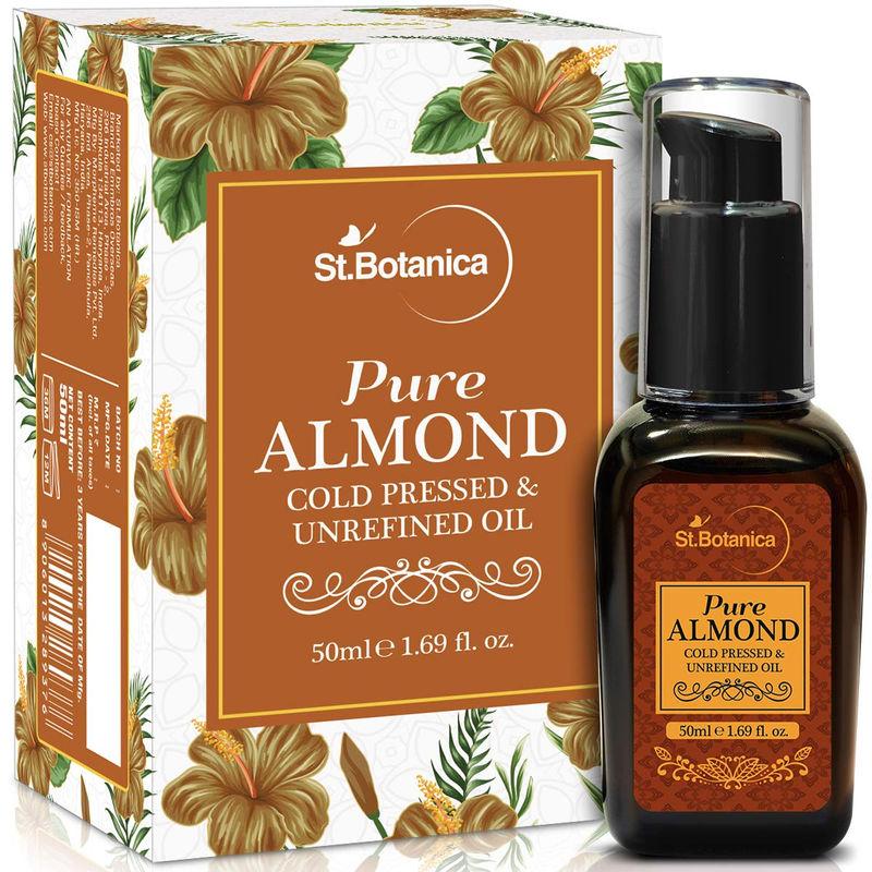 st.botanica pure almond cold pressed & unrefined oil