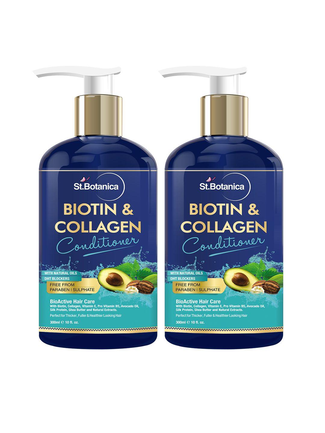 st.botanica set of 2 biotin & collagen hair conditioners