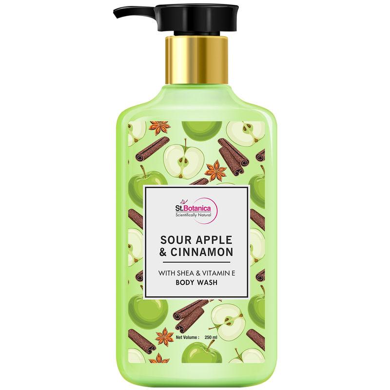 st.botanica sour apple & cinnamon body wash