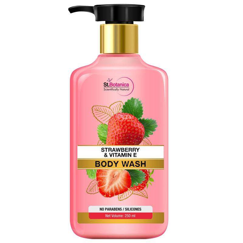 st.botanica strawberry & vitamin e body wash