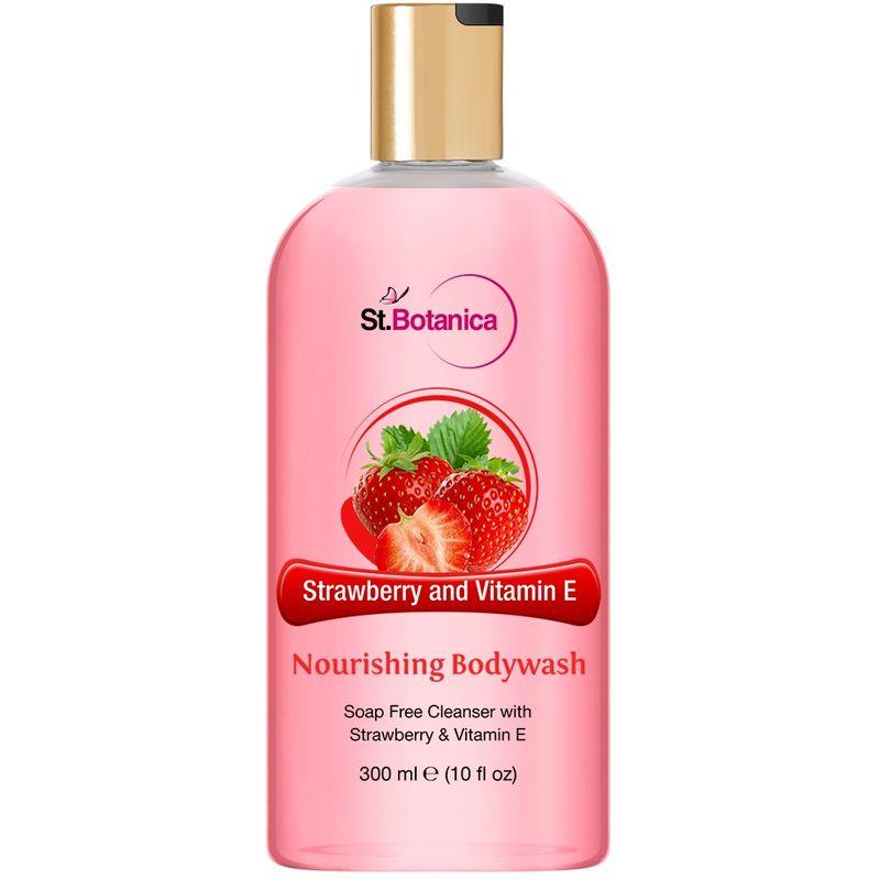 st.botanica strawberry & vitamin e nourishing body wash