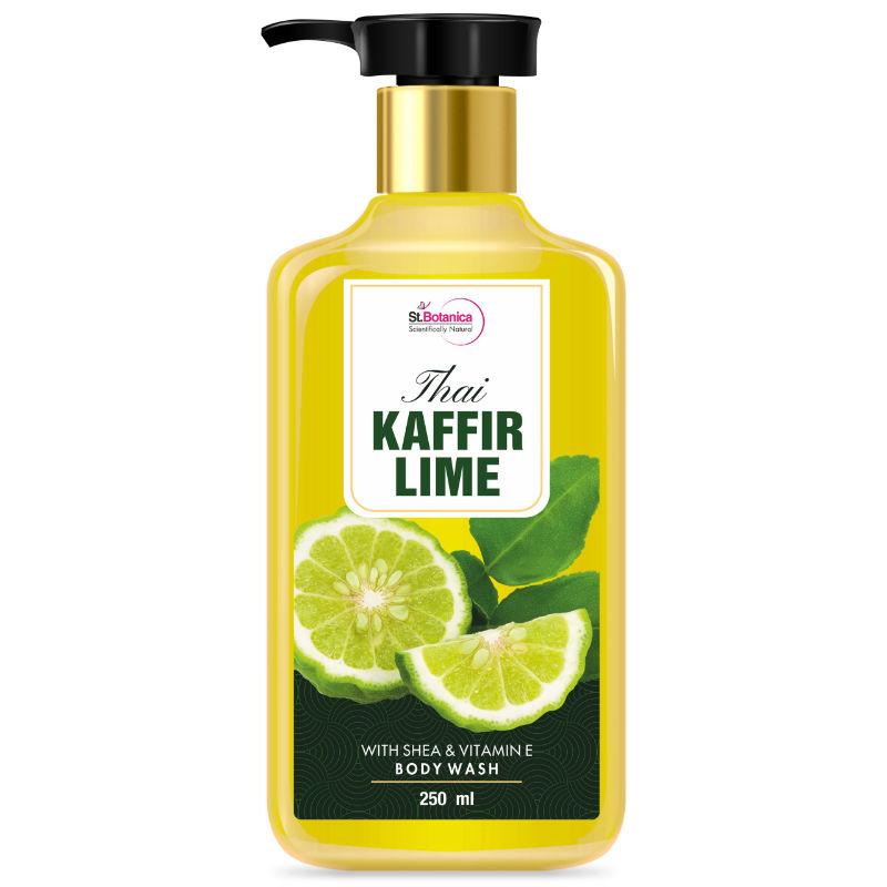 st.botanica thai kaffir lime body wash - with shea & vitamin e shower gel