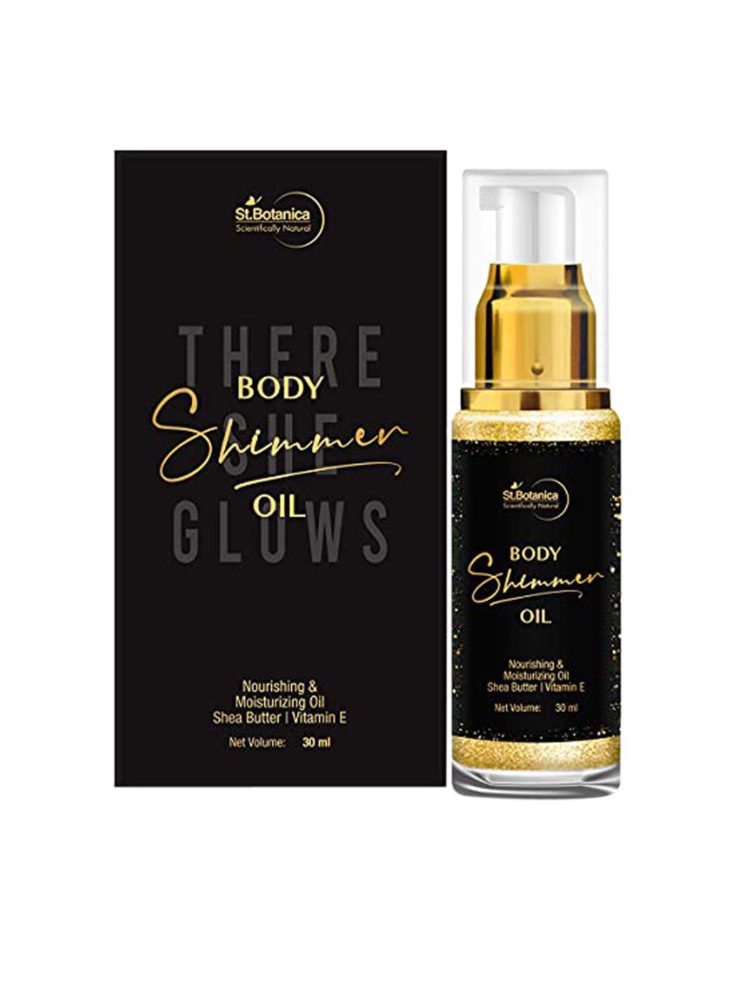 st.botanica body shimmer oil - nourishing & moisturizing oil - 30 ml