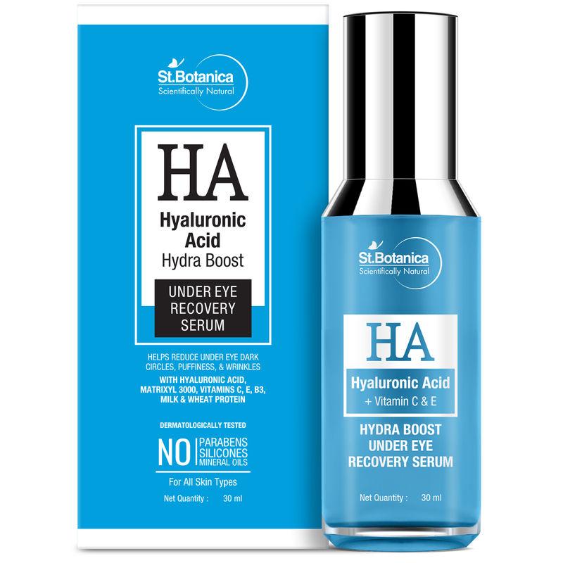 st.botanica hyaluronic acid hydra boost under eye recovery serum