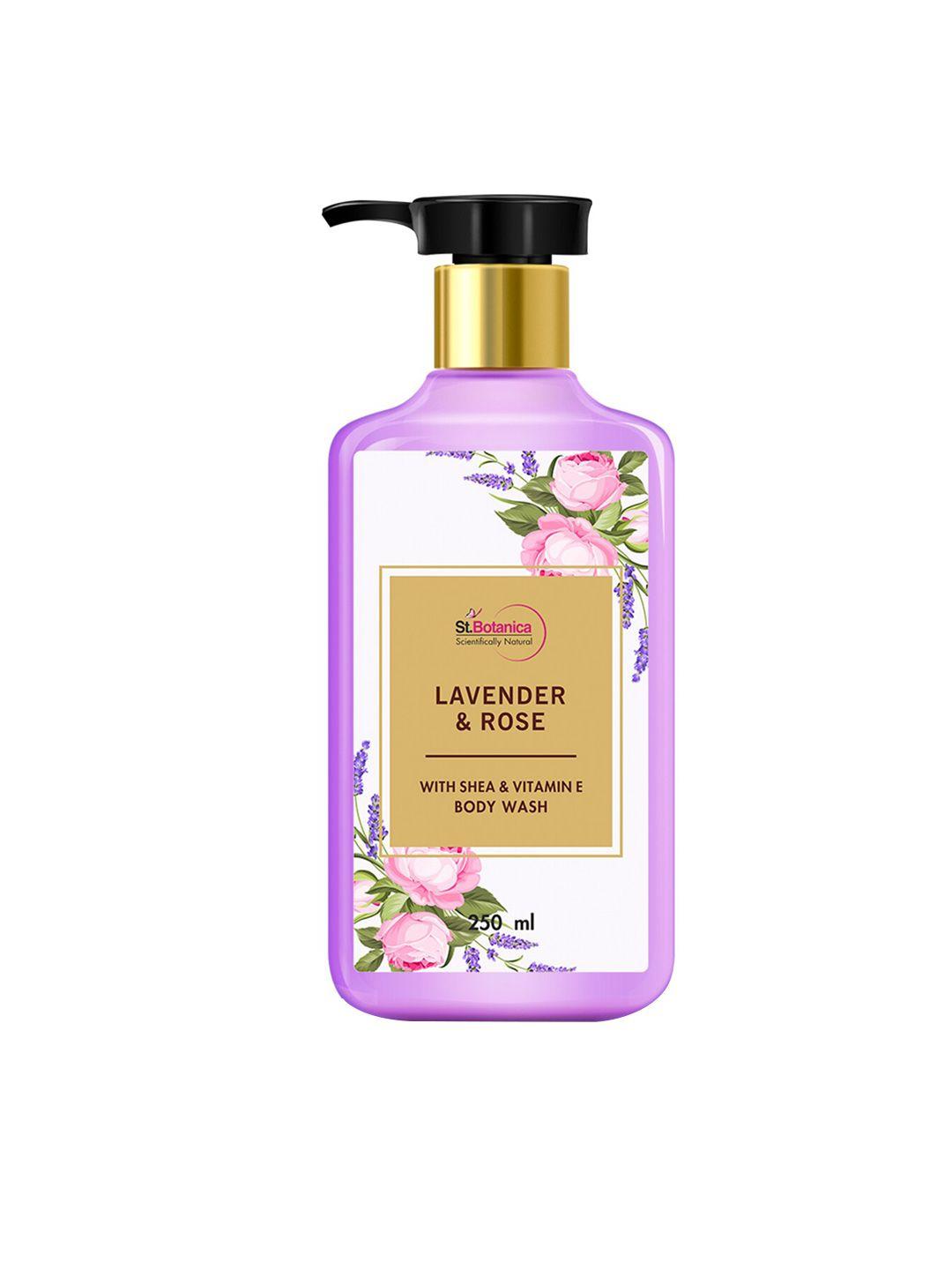 st.botanica lavender & rose body wash with shea & vitamin e shower gel 250 ml