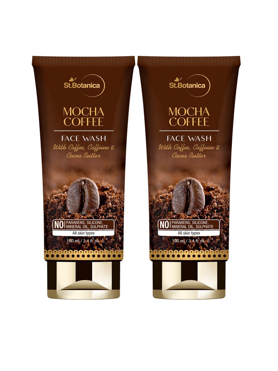 st.botanica pack of 2 mocha coffee face wash 100 ml