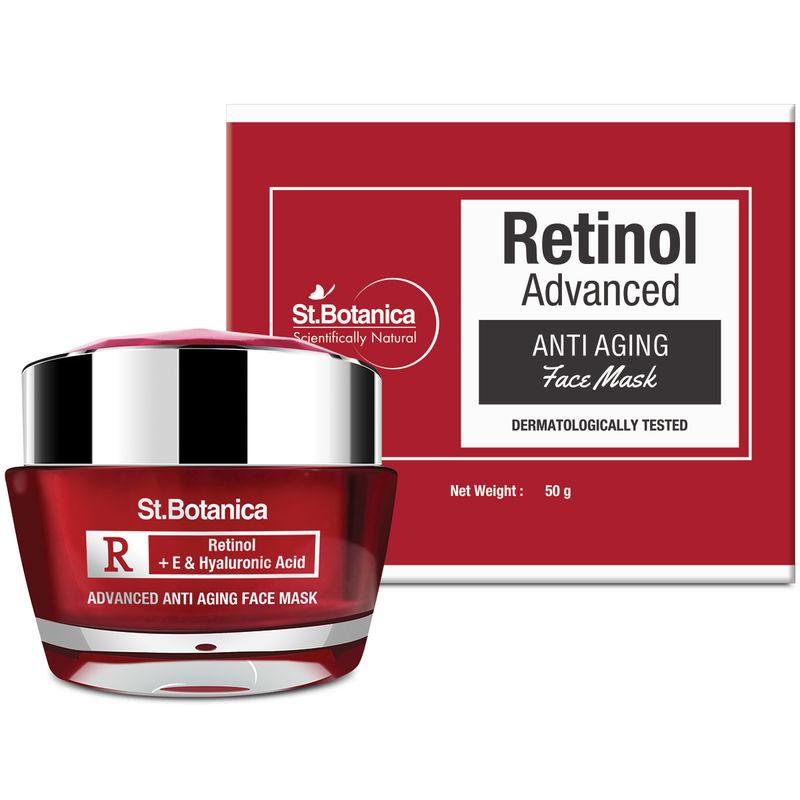 st.botanica retinol advanced anti aging face mask