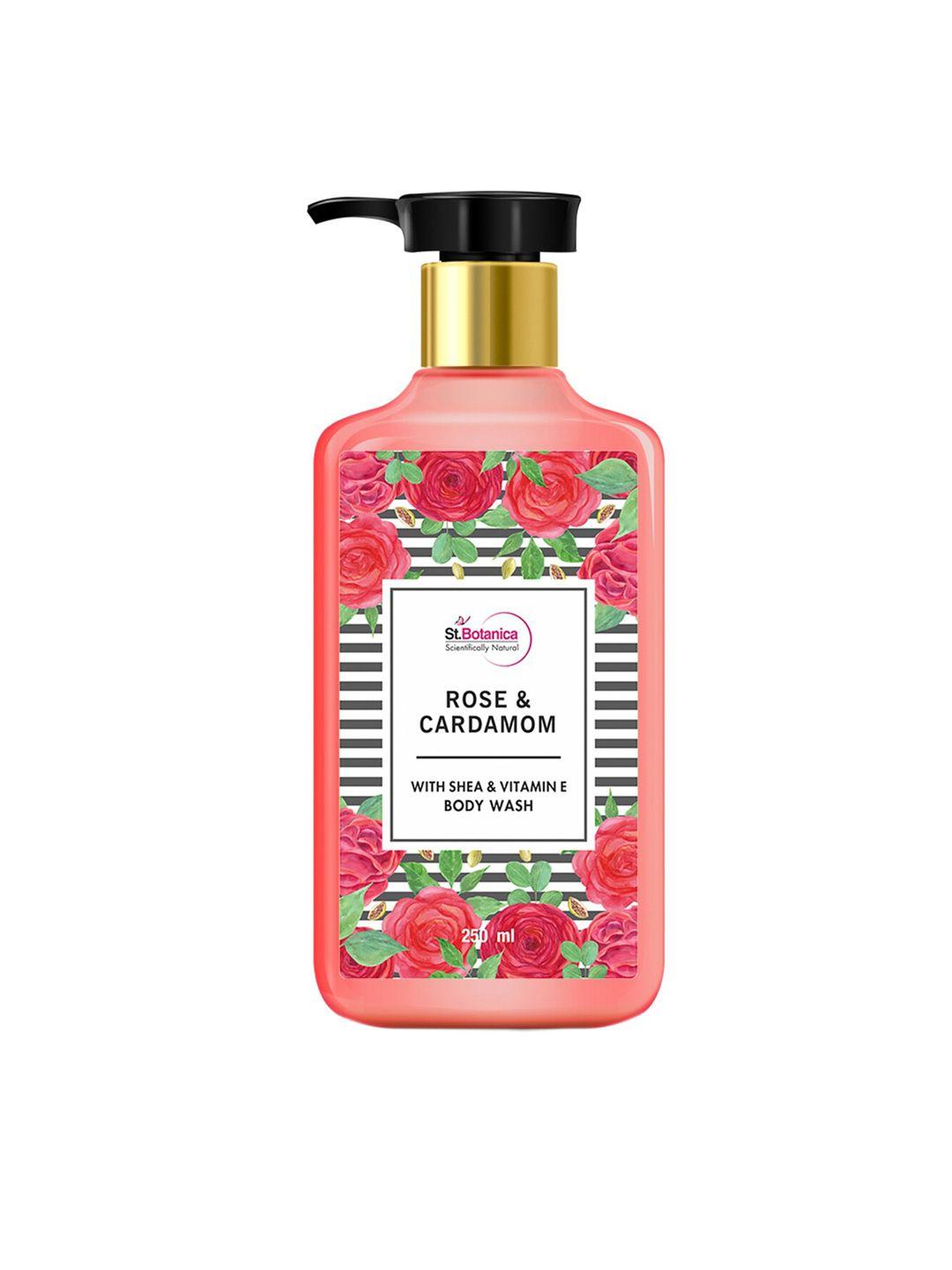 st.botanica rose & cardamom body wash with shea & vitamin e shower gel 250 ml