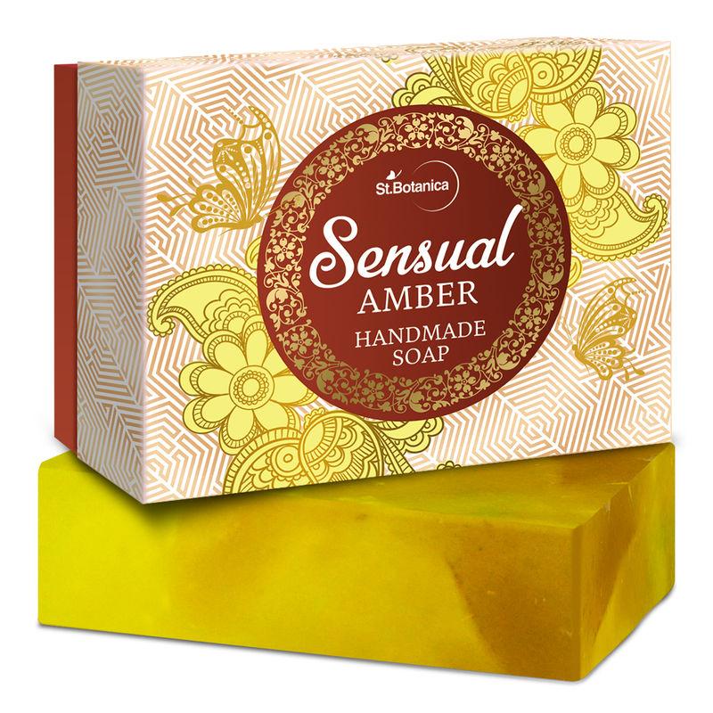 st.botanica sensual amber handmade soap