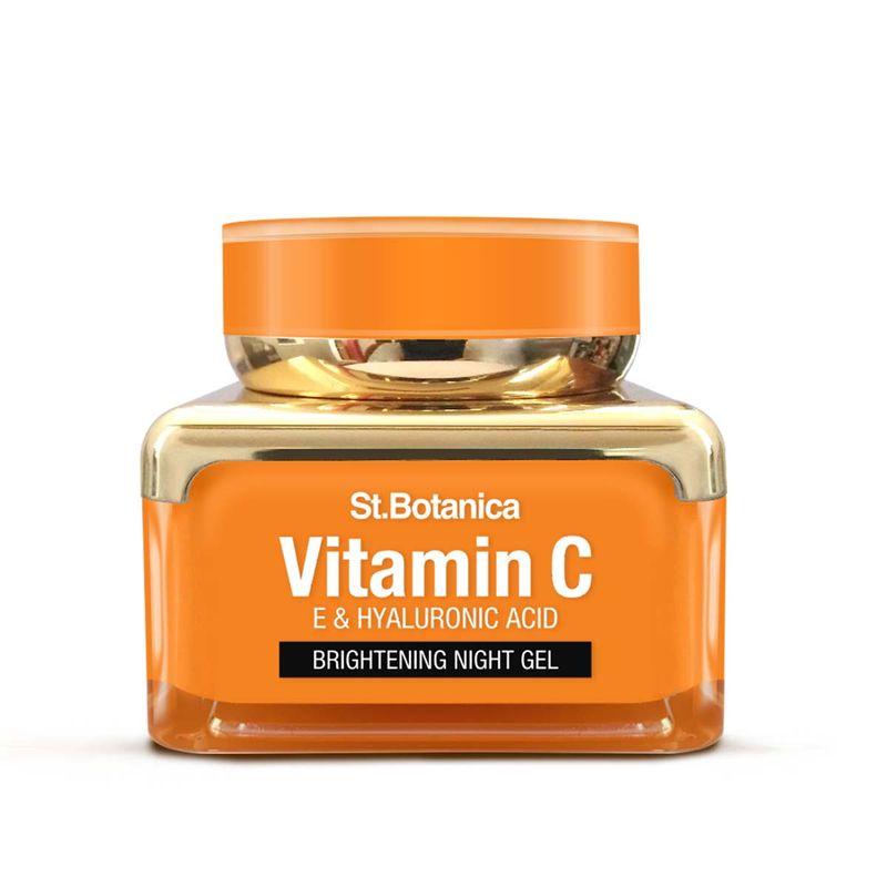 st.botanica vitamin c, e & hyaluronic acid brightening night gel