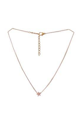 star mini pendant rose gold-toned dainty necklace