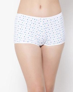 star print boyshorts with elasticated waist