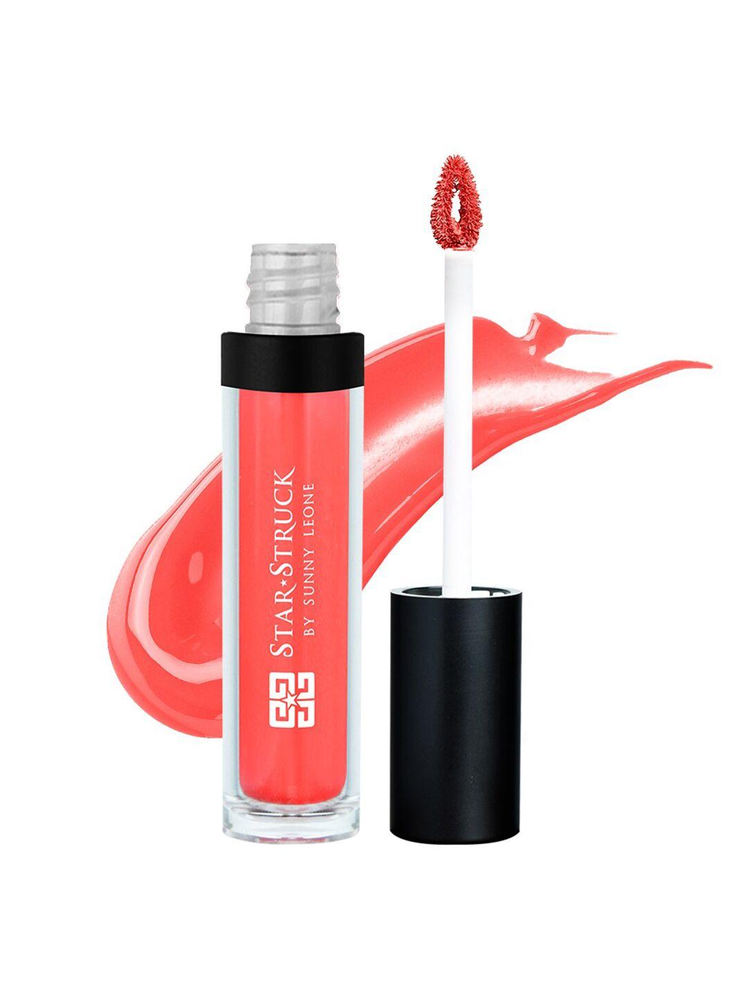 star struck by sunny leone hydrating glossy lip tint with hyaluronic acid 6ml - coral kiss