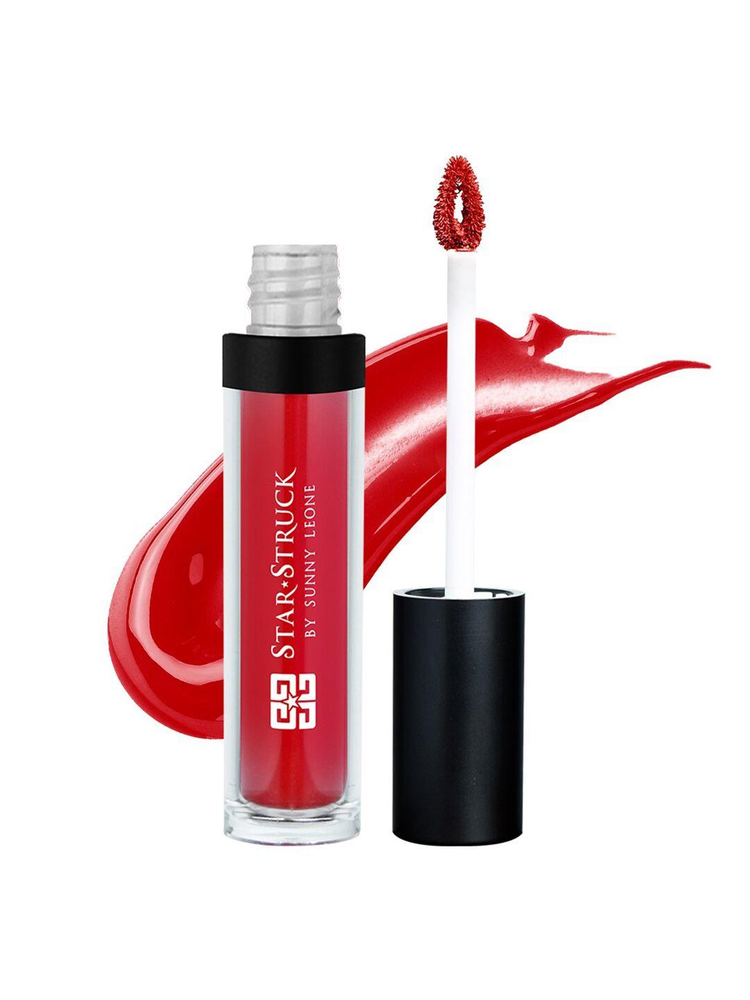 star struck by sunny leone hydrating glossy lip tint with hyaluronic acid 6ml - sassy red