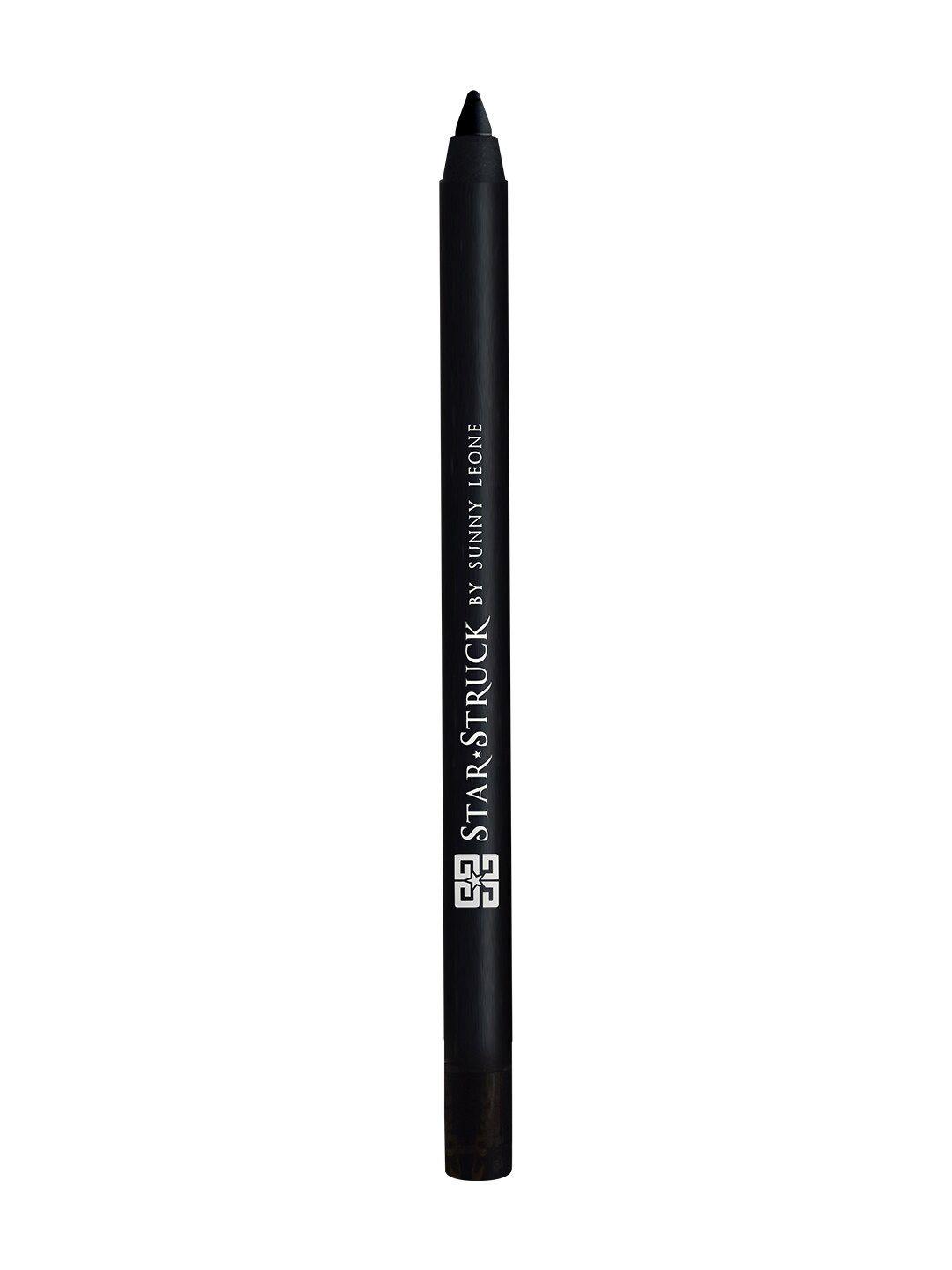 star struck by sunny leone kohl long lasting & waterproof pencil eye liner - black