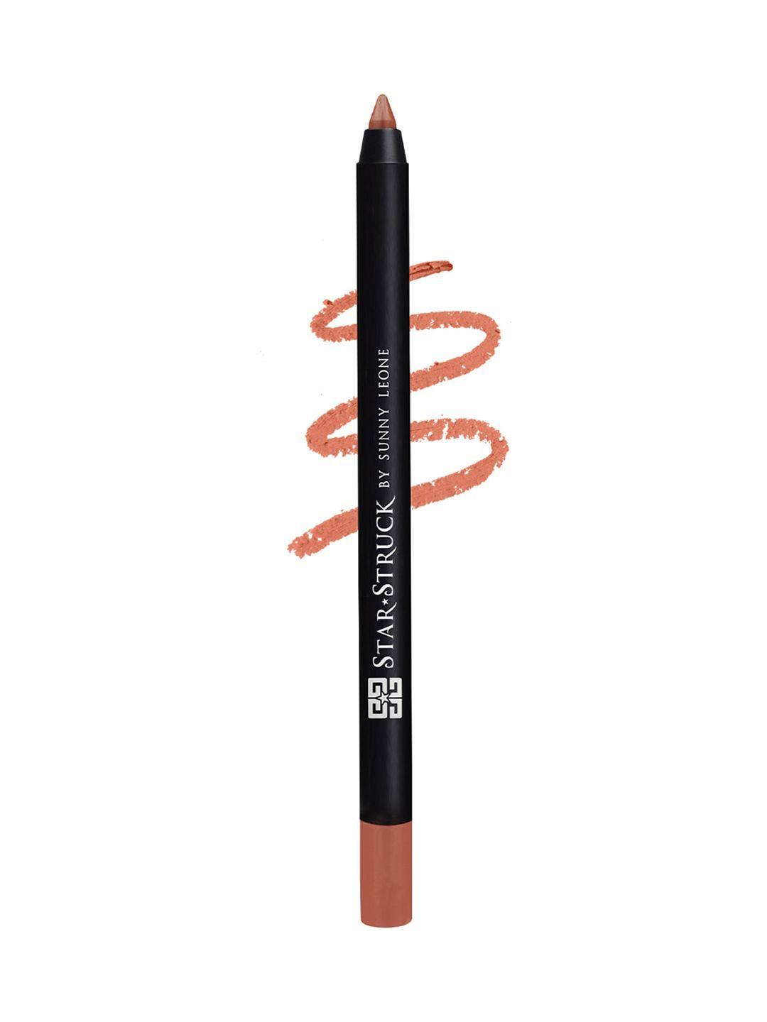 star struck by sunny leone make your lips pop water resistant lip liner - caramello