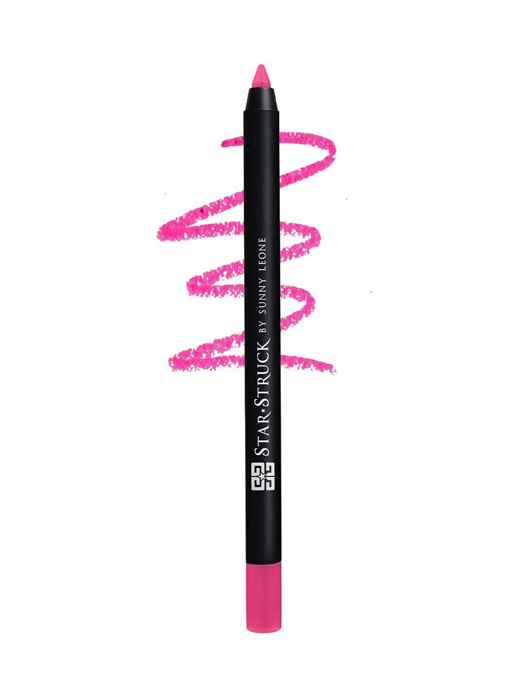 star struck by sunny leone make your lips pop water resistant long wear lip liner - foxy fuchsia