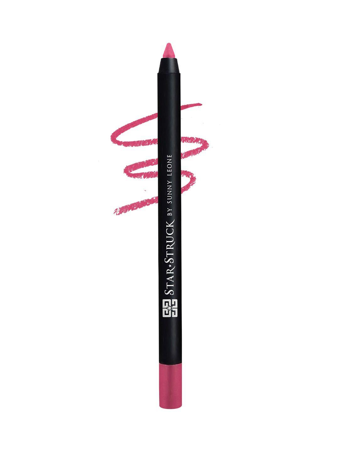 star struck by sunny leone make your lips pop water resistant long wear lip liner - kiss me pink