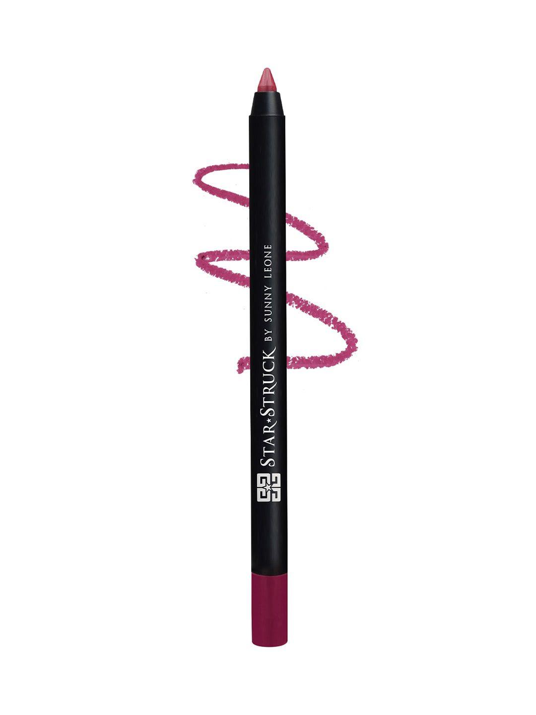 star struck by sunny leone make your lips pop water resistant long wear lip liner - rooberry