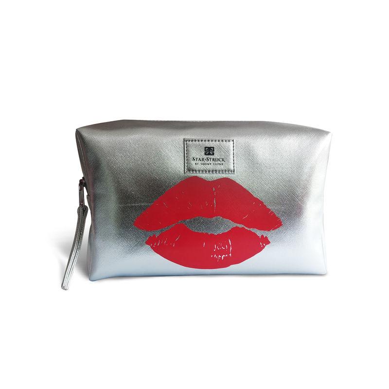 star struck by sunny leone makeup pouch - silver