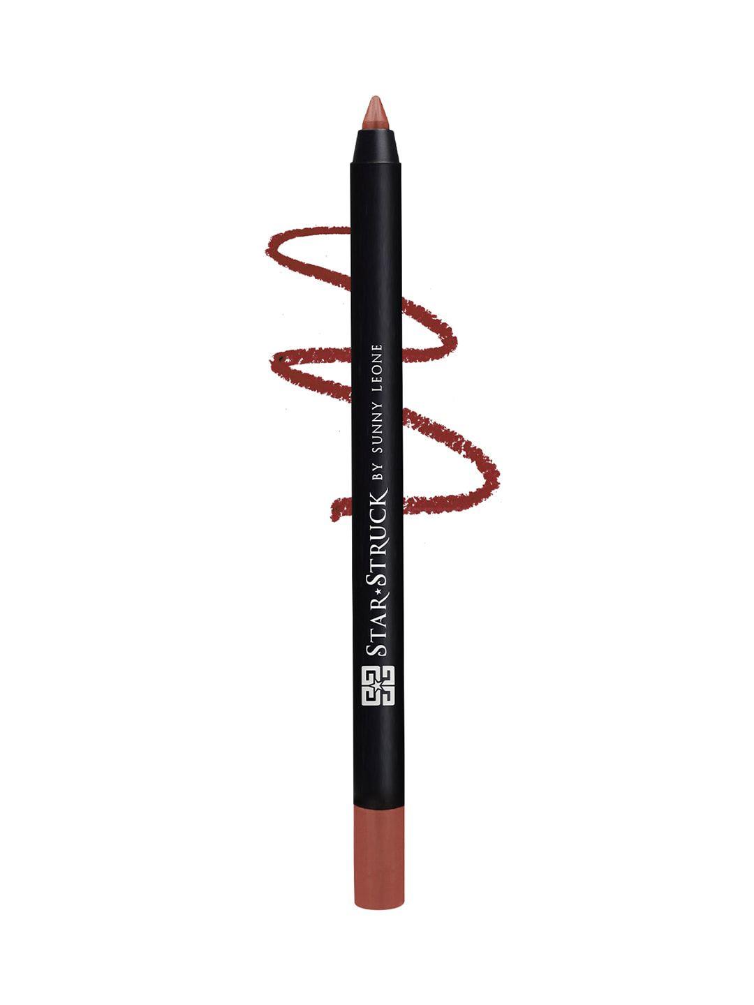 star struck by sunny leone vegan long wear lip liner with jojoba oil -  cinnamon