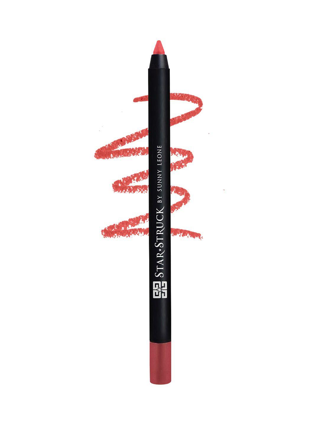 star struck by sunny leone vegan long wear lip liner with jojoba oil 1.2g - coralicious