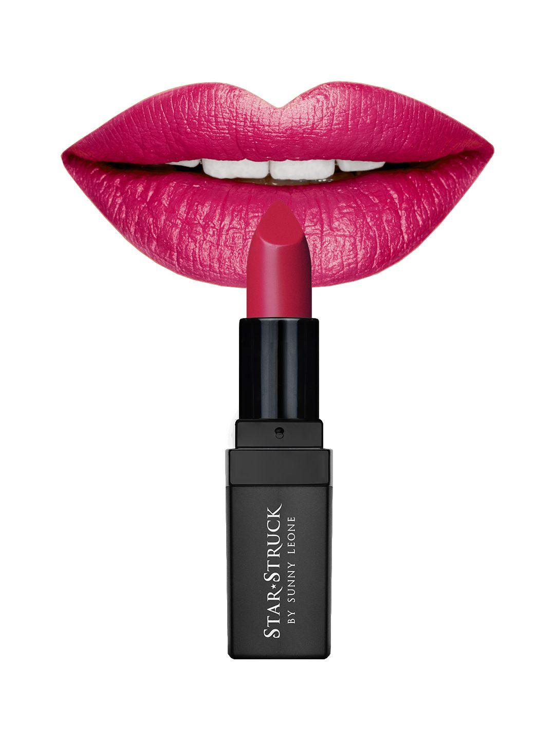 star struck by sunny leone women intense matte lip color- rooberry