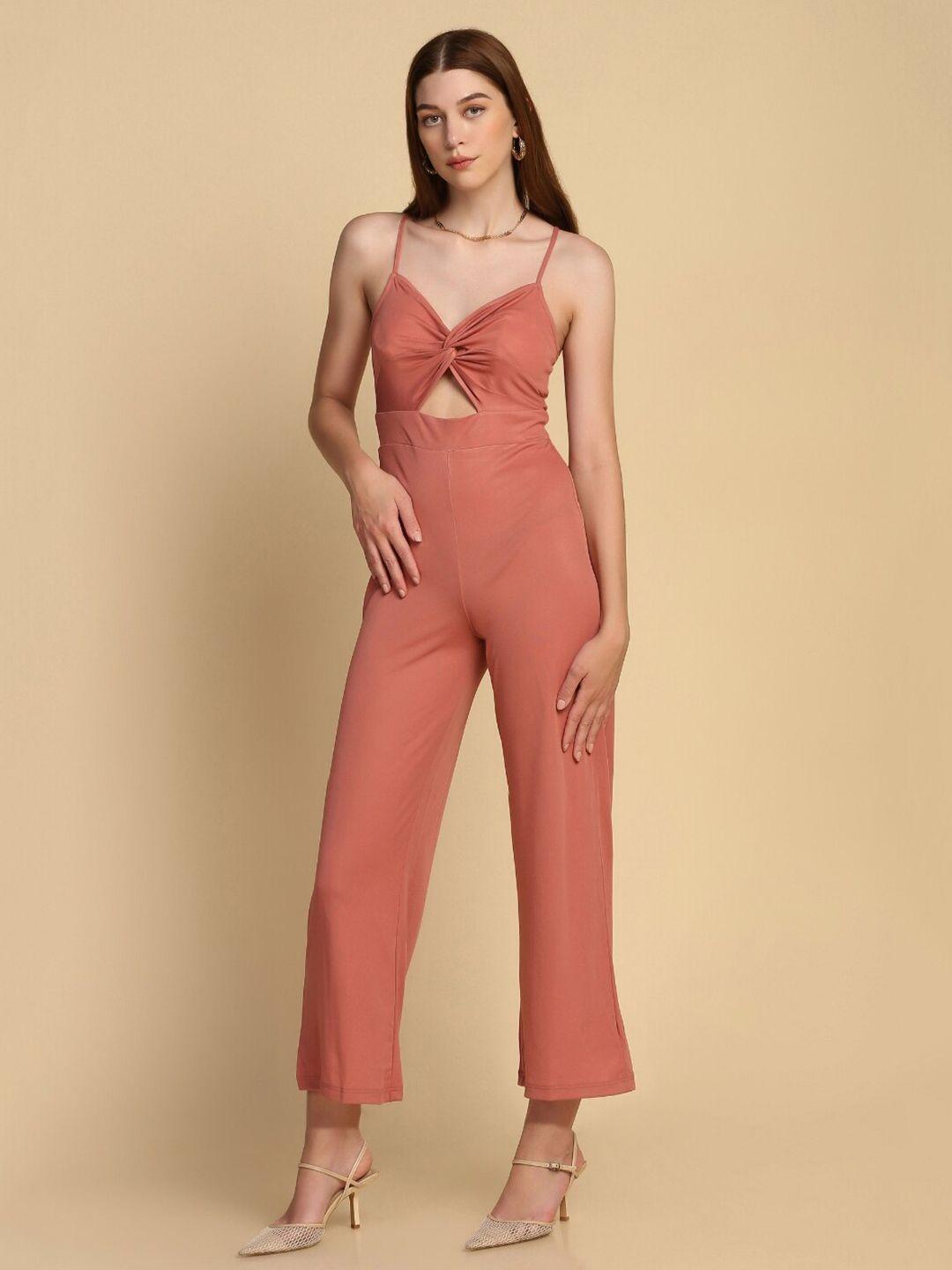 starin pink culotte jumpsuit