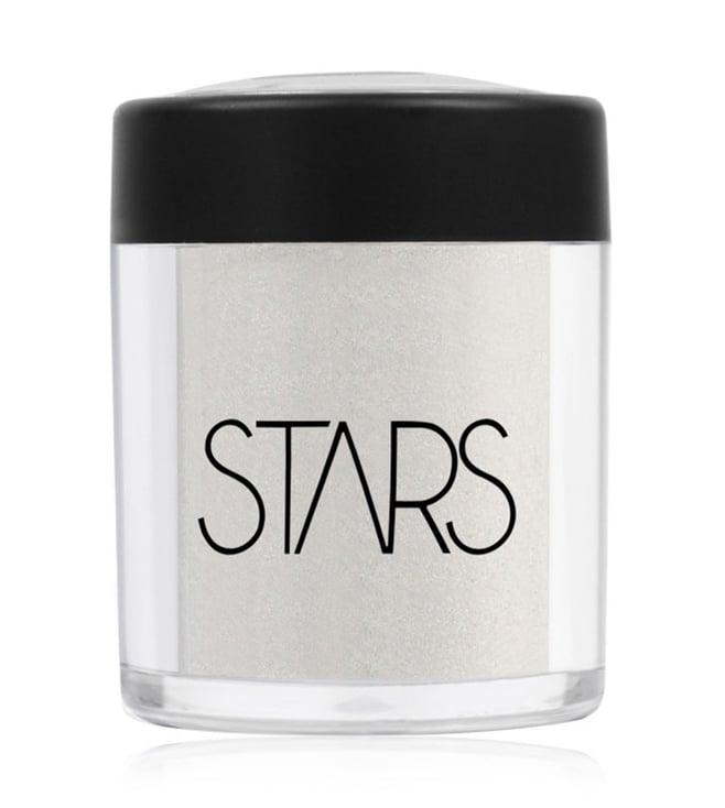 stars cosmetics eyeshadow pigment loose powder for eye makeup silver - 4 gm
