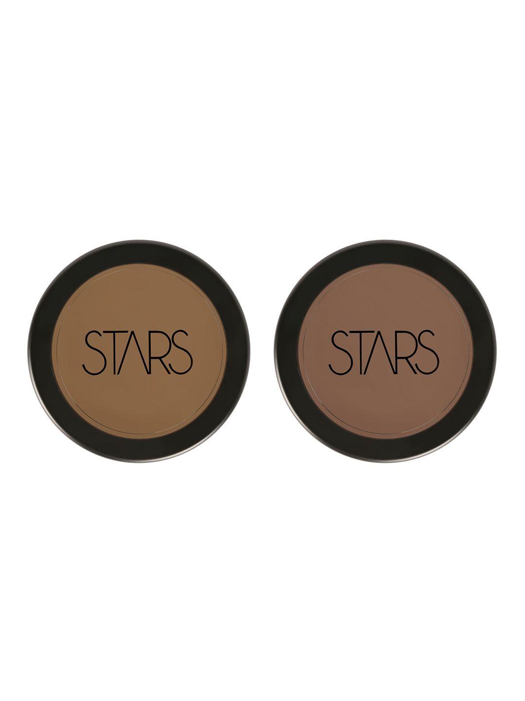 stars cosmetics face makeup derma foundation set of 2 -8g each-dj4-ng